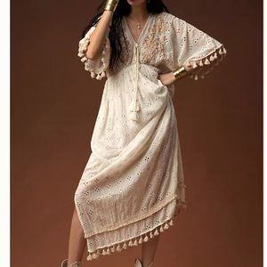 Beaded Cover-Up Maxi Dress